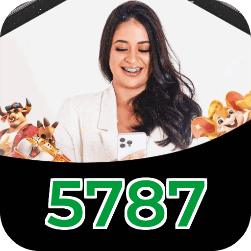 Plataforma 5787 mostrando interface moderna, jogos certificados e recursos de segurança licenciados